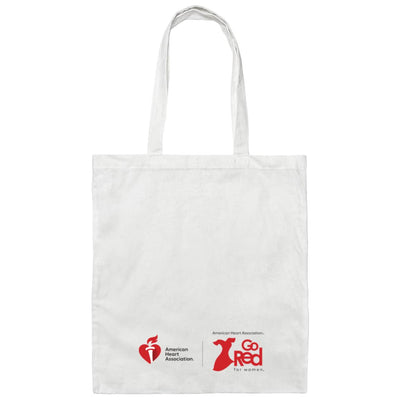 I Go Red Canvas Tote Bag