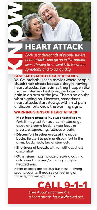 Know and Go, Heart Attack - Pack of 25