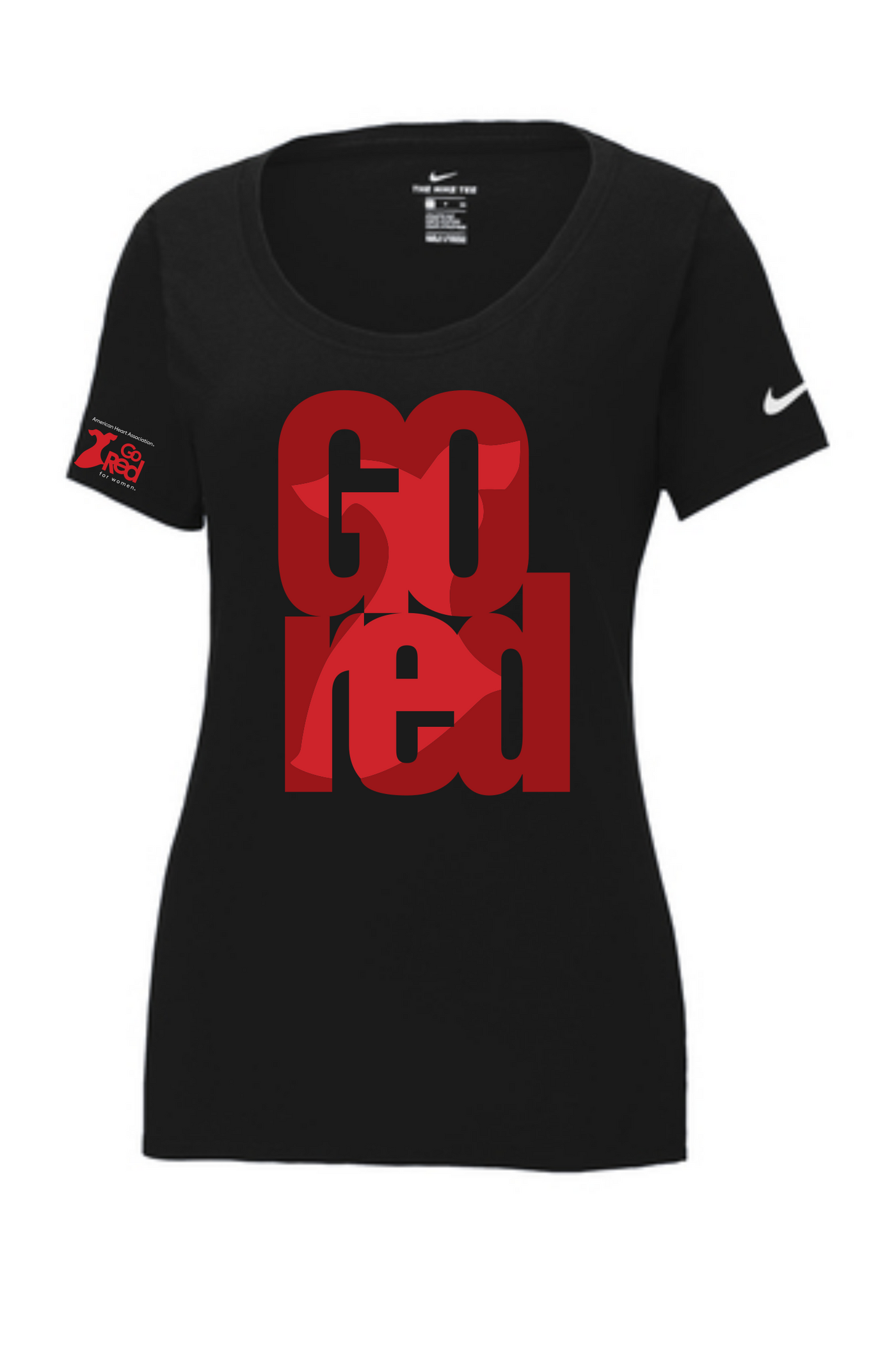 Nike® Go Red Performance Tee
