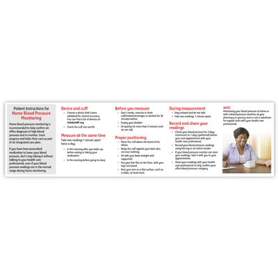 Blood Pressure Wallet Card - Pack of 10