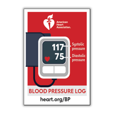 Blood Pressure Wallet Card - Pack of 10