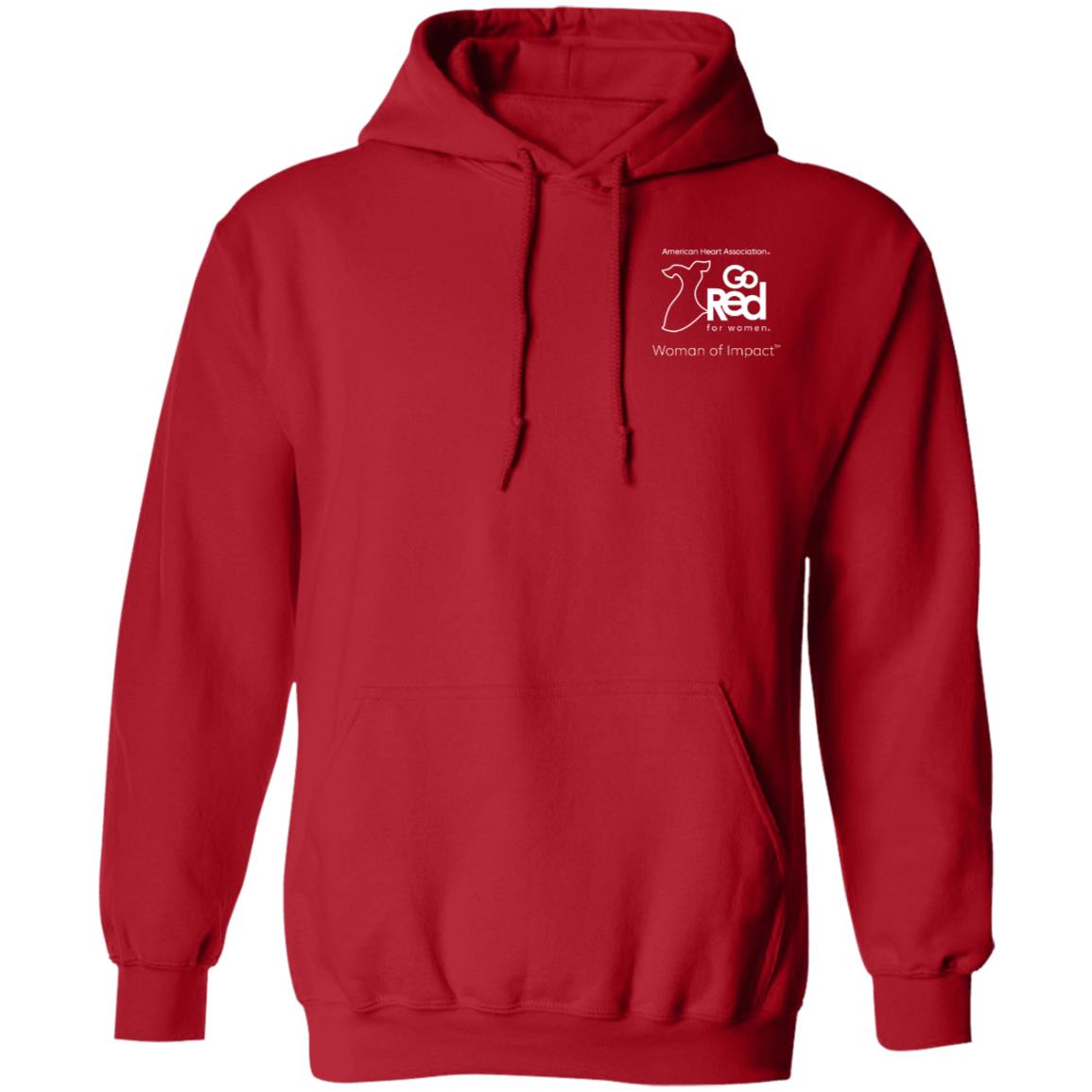 Woman of Impact Go Red Pullover Hoodie
