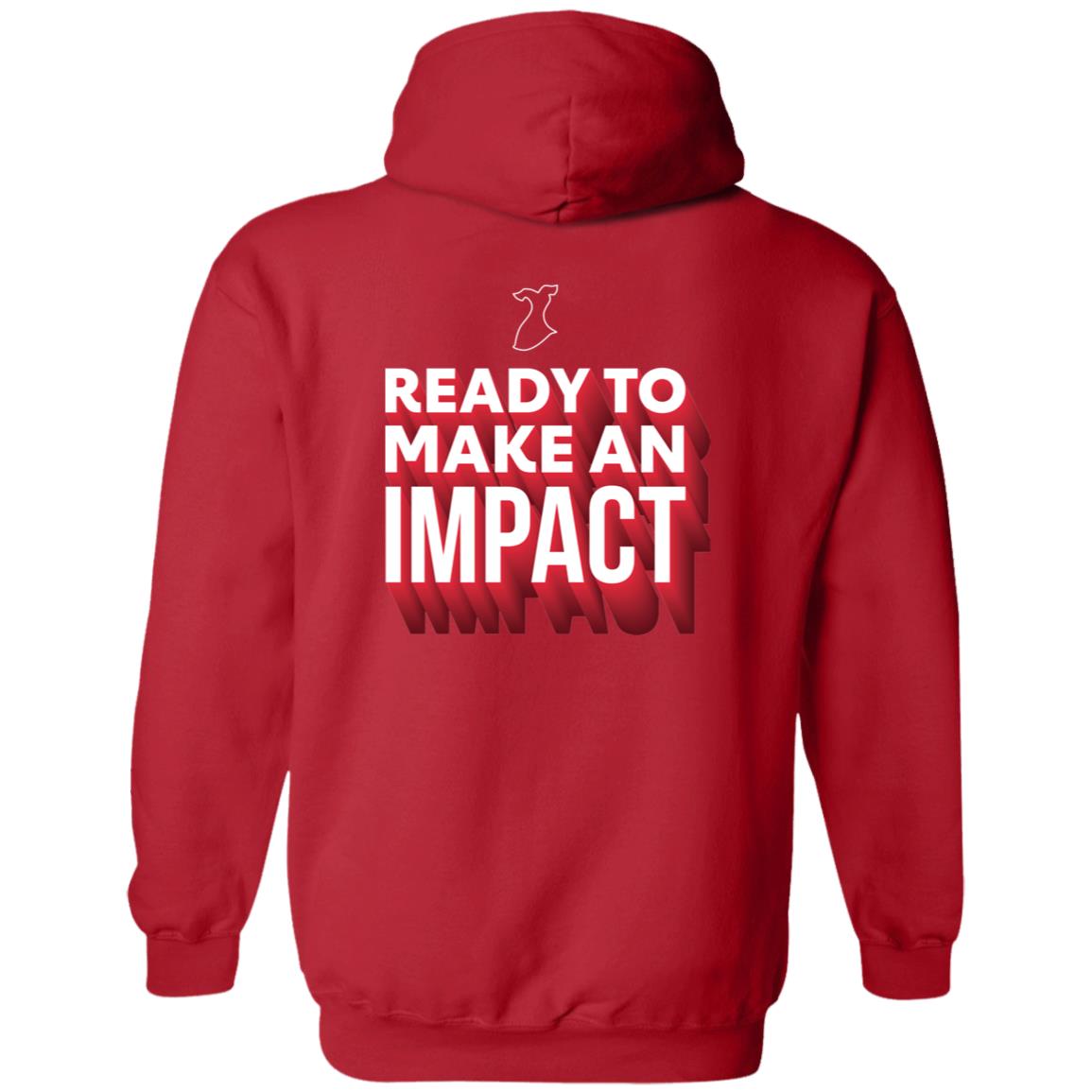 Woman of Impact Go Red Pullover Hoodie