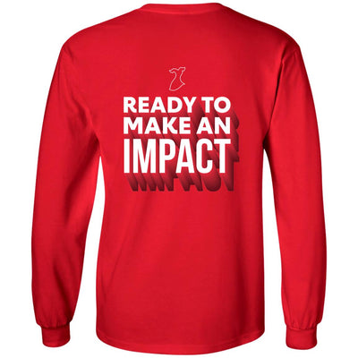 Woman of Impact Go Red Unisex Long Sleeve Tee