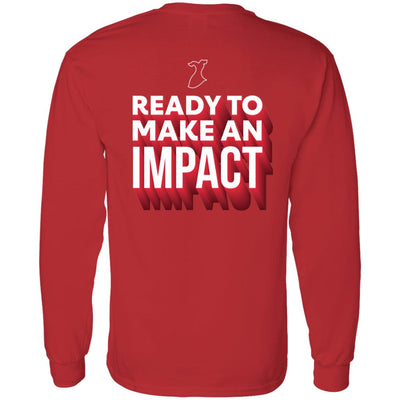 Woman of Impact Go Red Unisex Long Sleeve Tee