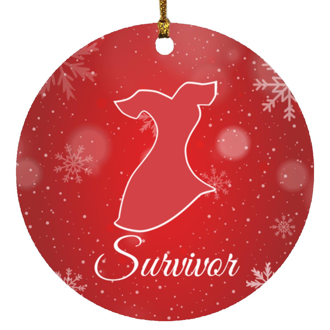 Go Red Survivor Ornament