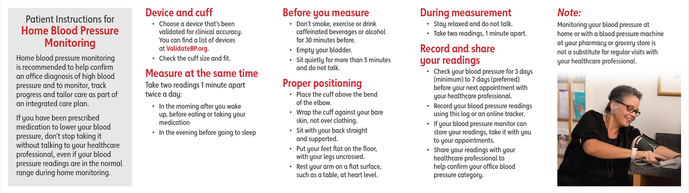 Blood Pressure Wallet Card - Pack of 10 – ShopHeart.org
