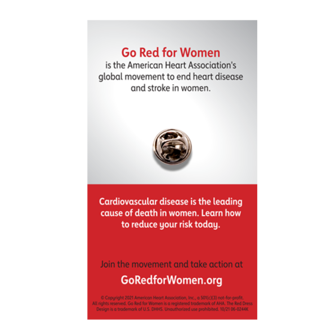 Red Dress Lapel Pins – ShopHeart.org