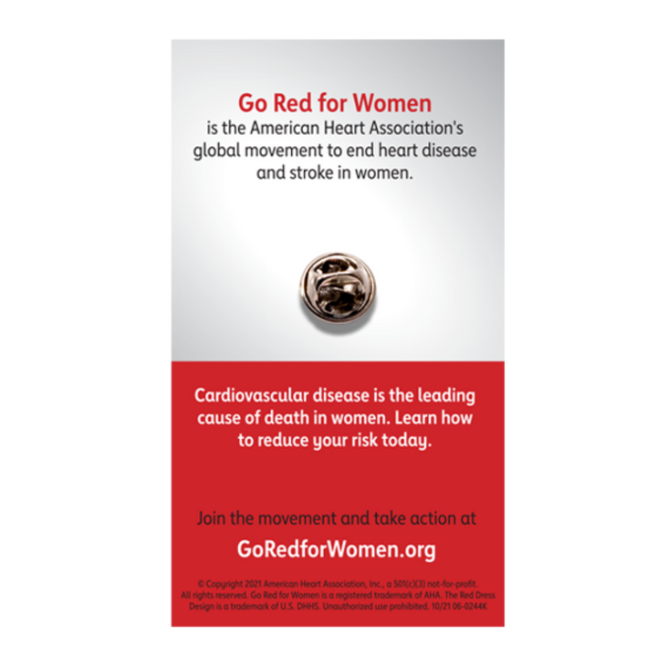Red Dress Lapel Pins – ShopHeart.org