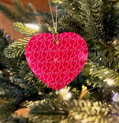 Go Red Dresses Ornament