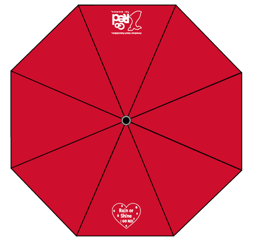 Rain Top in Red