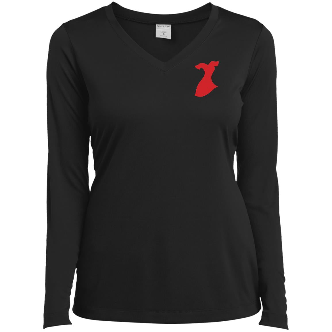 Go Red Ladies’ Long Sleeve Performance V-Neck Tee