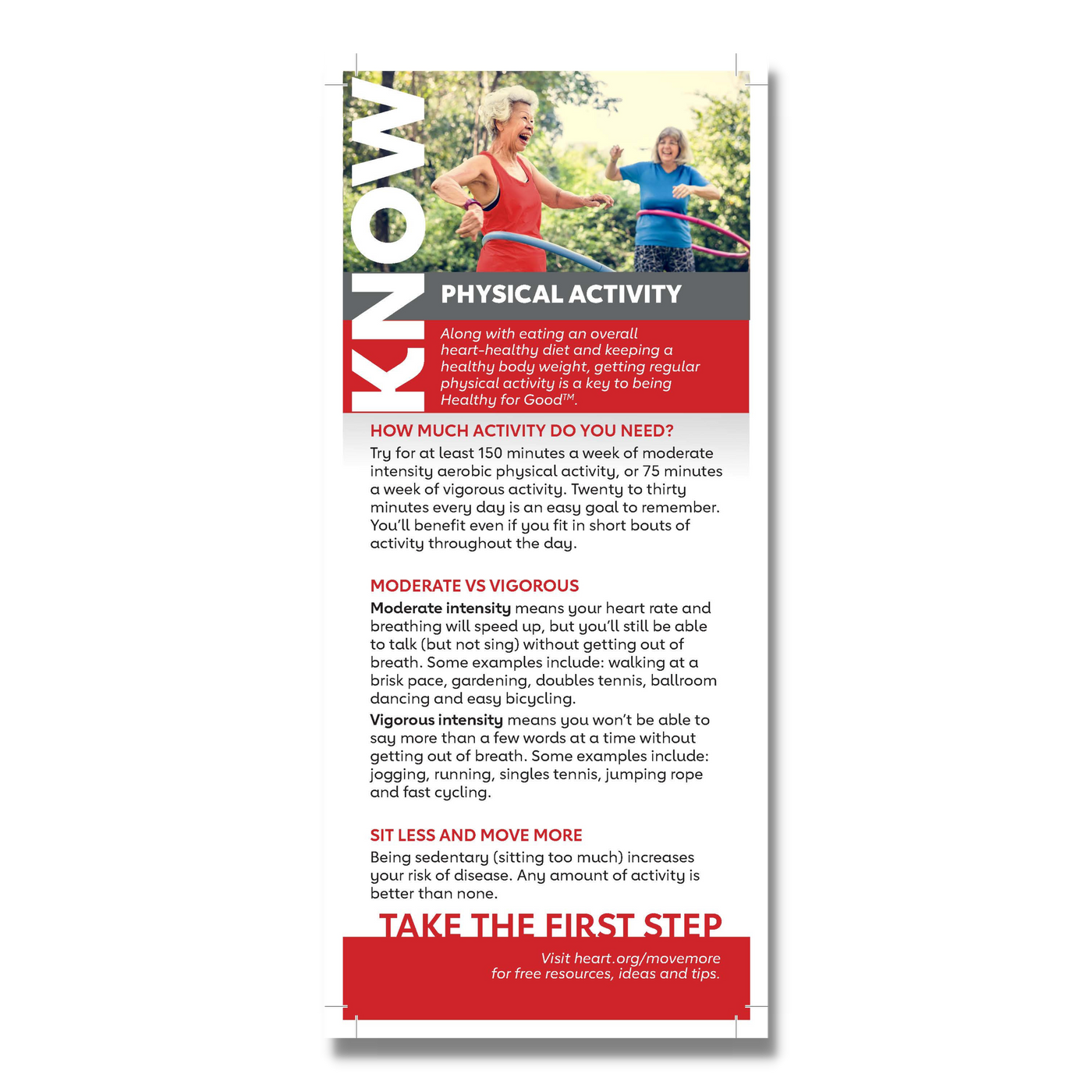 Know and Go, Physical Activity - Pack of 25